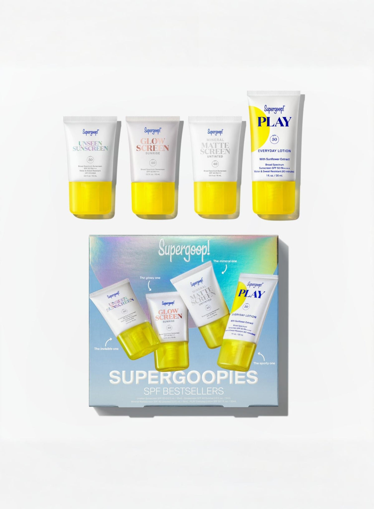 Supergoopies SPF Bestsellers Kit