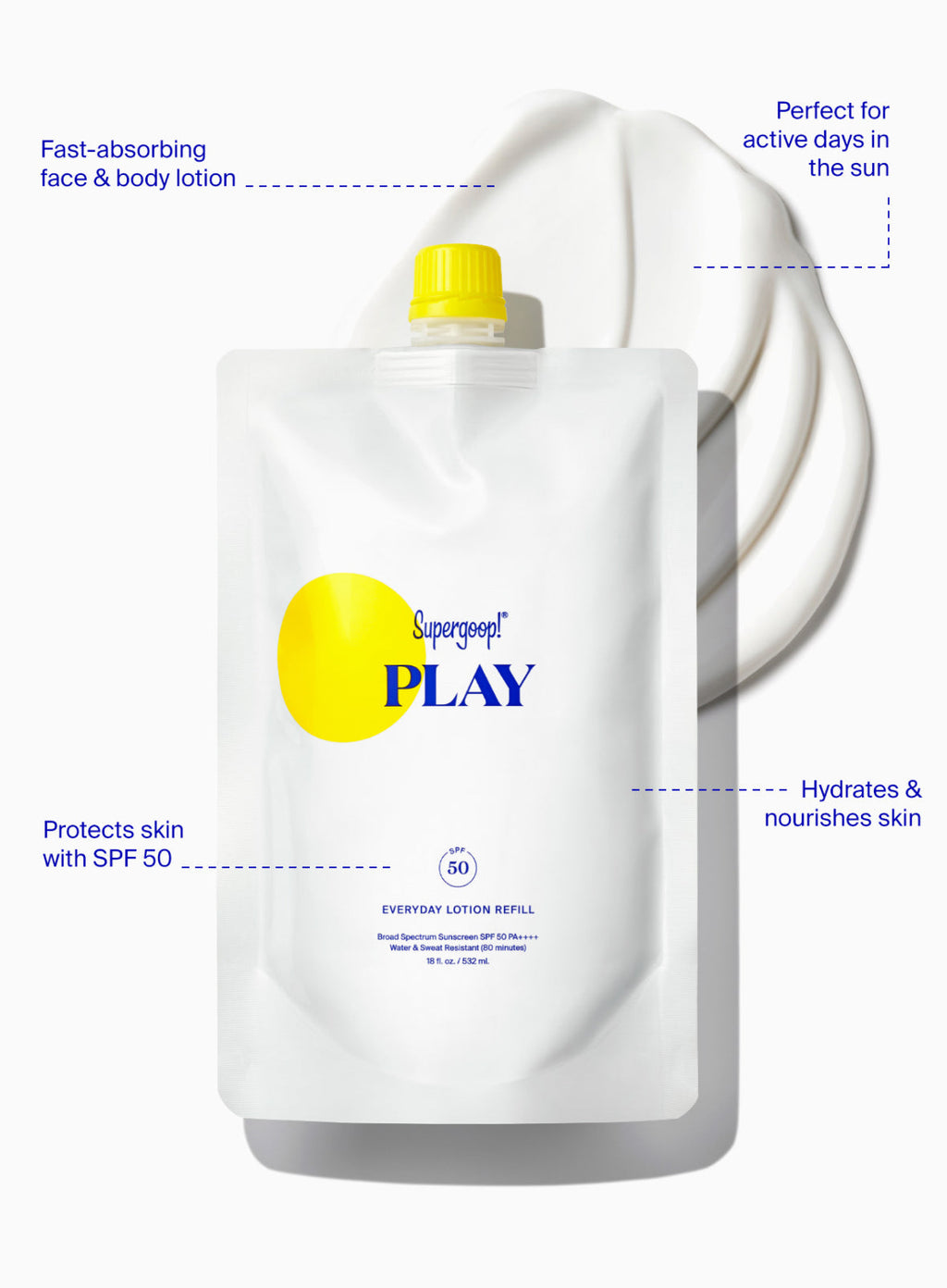 PLAY Everyday Lotion SPF 50 Pump Refill Pouch